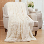 Beige Throw Pillow — 65" - View 5
