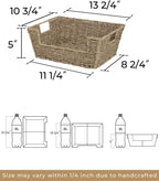 Beige Storage Basket — 5" - View 2
