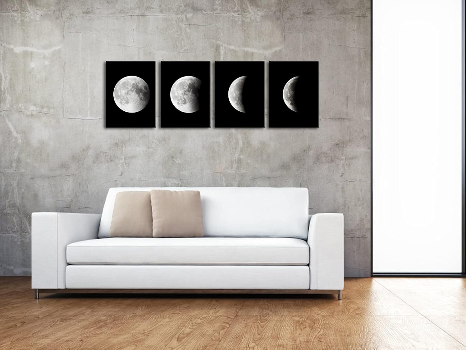 Modern Metal Canvas Wall Art — 16" - View 5