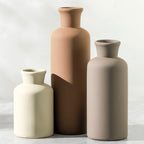 Farmhouse Blue Vase Set — Set of 3