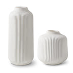 Boho Black Flower Vase — Set of 2