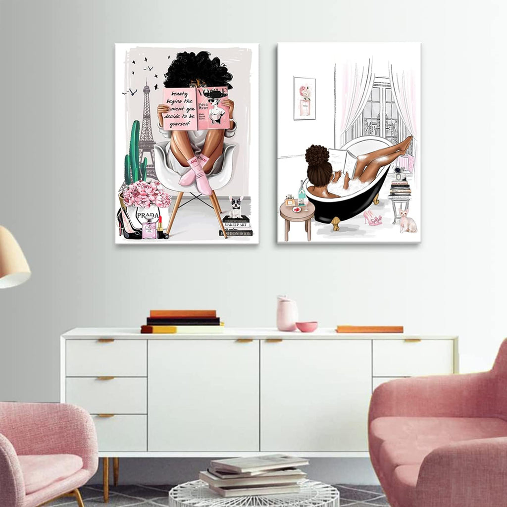 Framed Modern Fabric Wall Decor — 16" - View 8