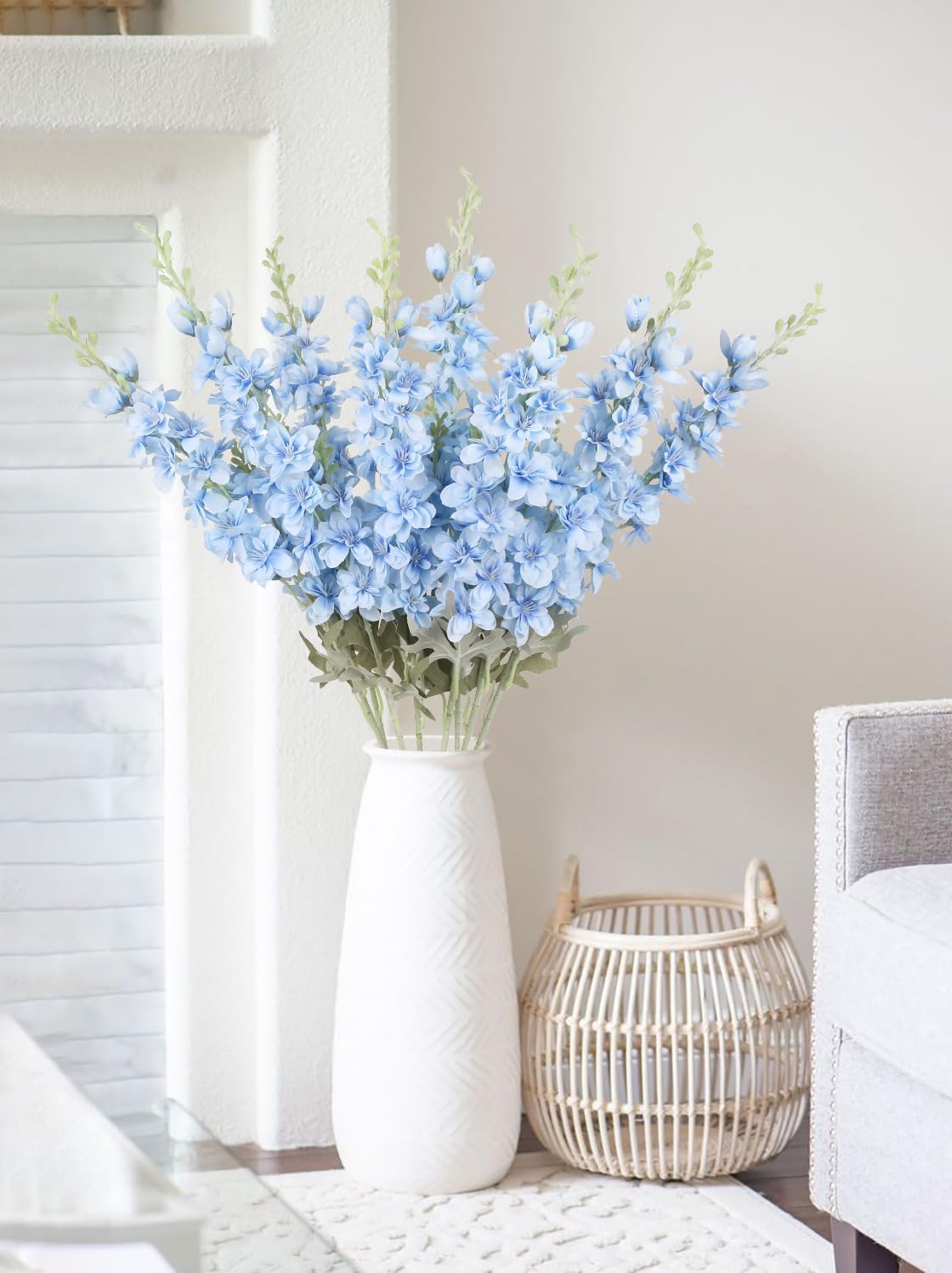 Blue Artificial Flowers - View 2