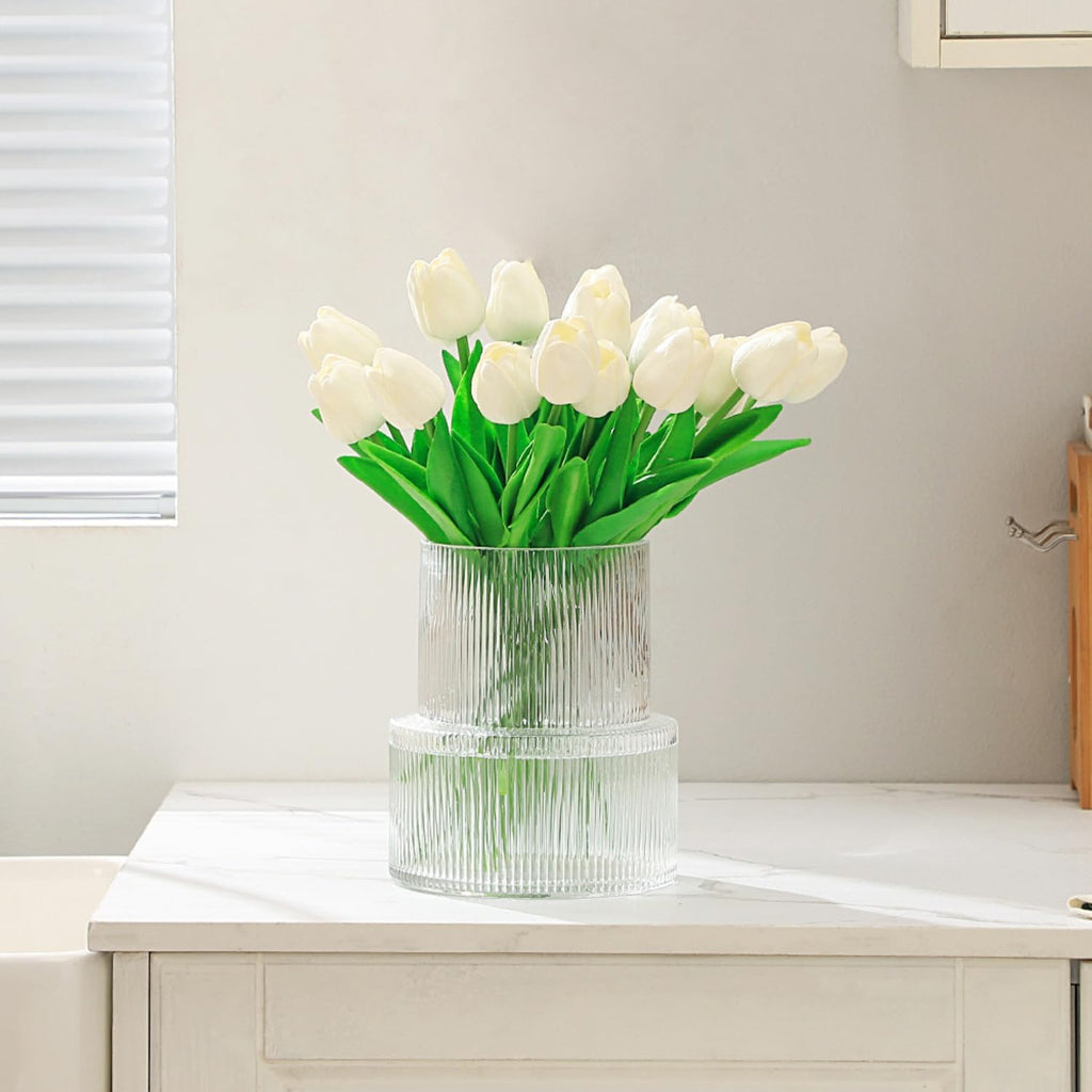 Modern Black Flower Vase — 5" - View 5