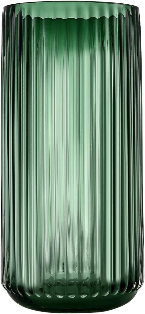 Farmhouse Brown Flower Vase — 9.8" — Green