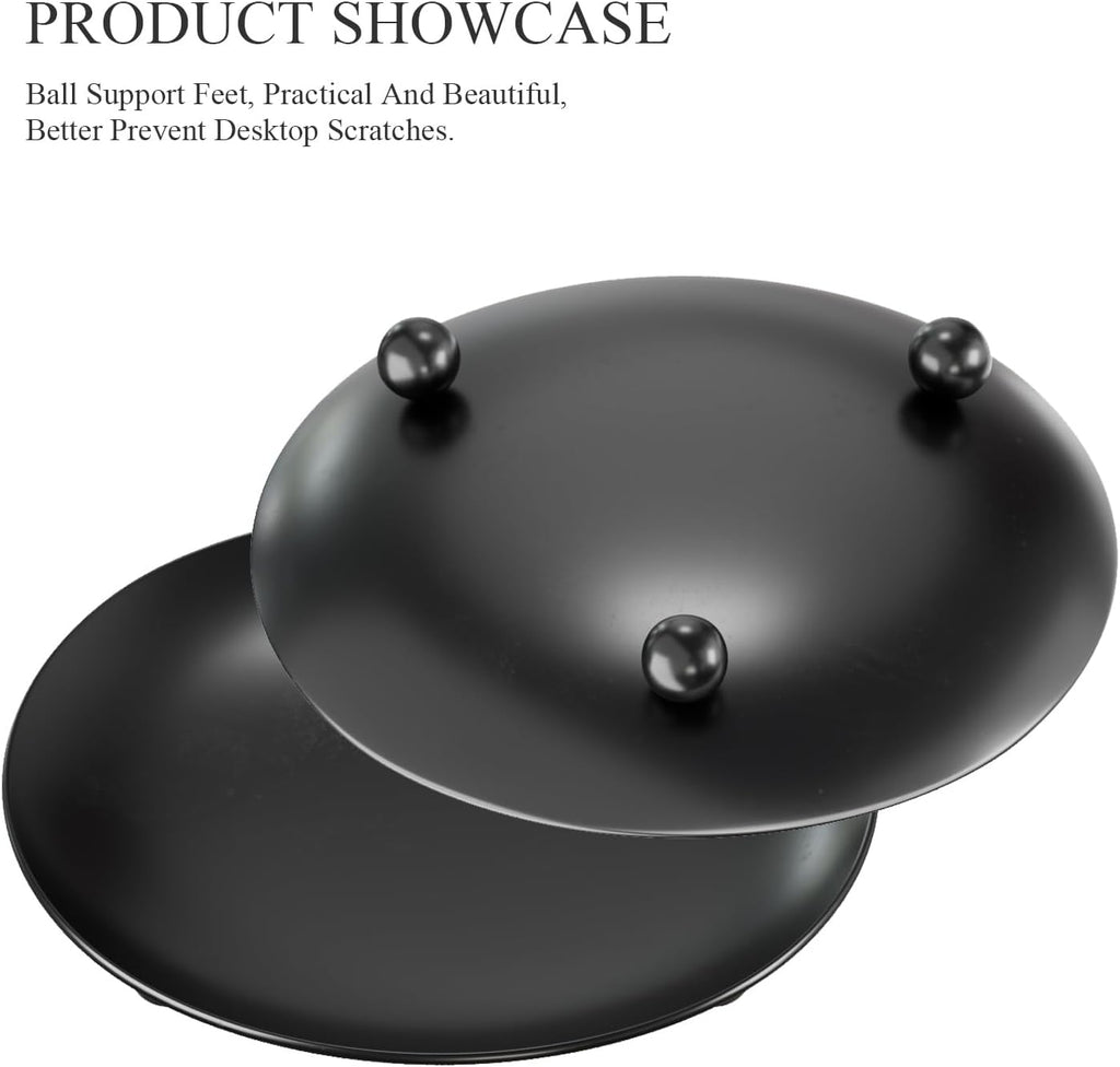 Black Pillar Candle — Set of 2 - View 3