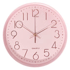 Battery Operated Beige Wall Clock