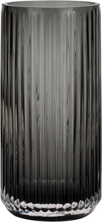 Black Flower Vase — 5" — Glass Gray