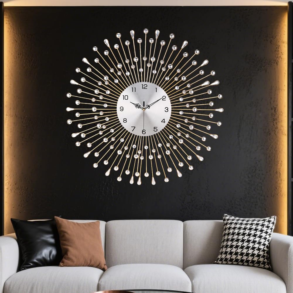 Round Luxe Gold Wall Art — 20" — Gold850