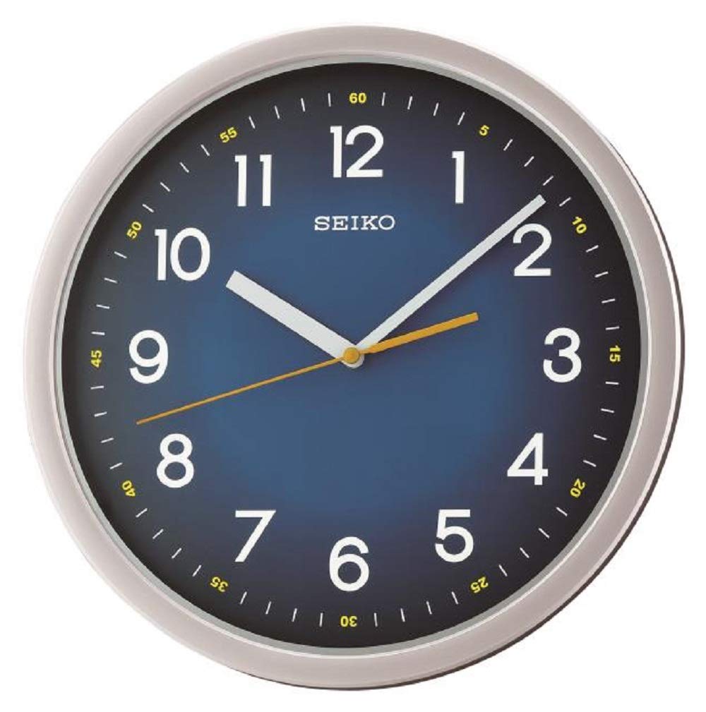 Modern Black Wall Clock — 12.24"