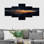 Framed Brown Wall Decor — 50" - View 3