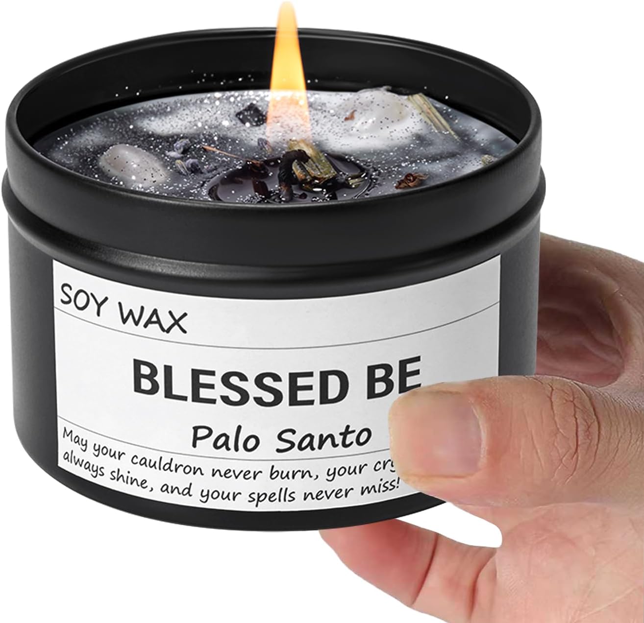 Soy Wax Luxe Beige Scented Candle — Blessed Be