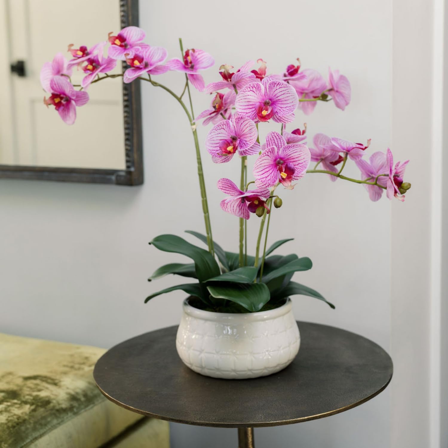 Artificial Plant — 20.5" — 23" Purple Orchid
