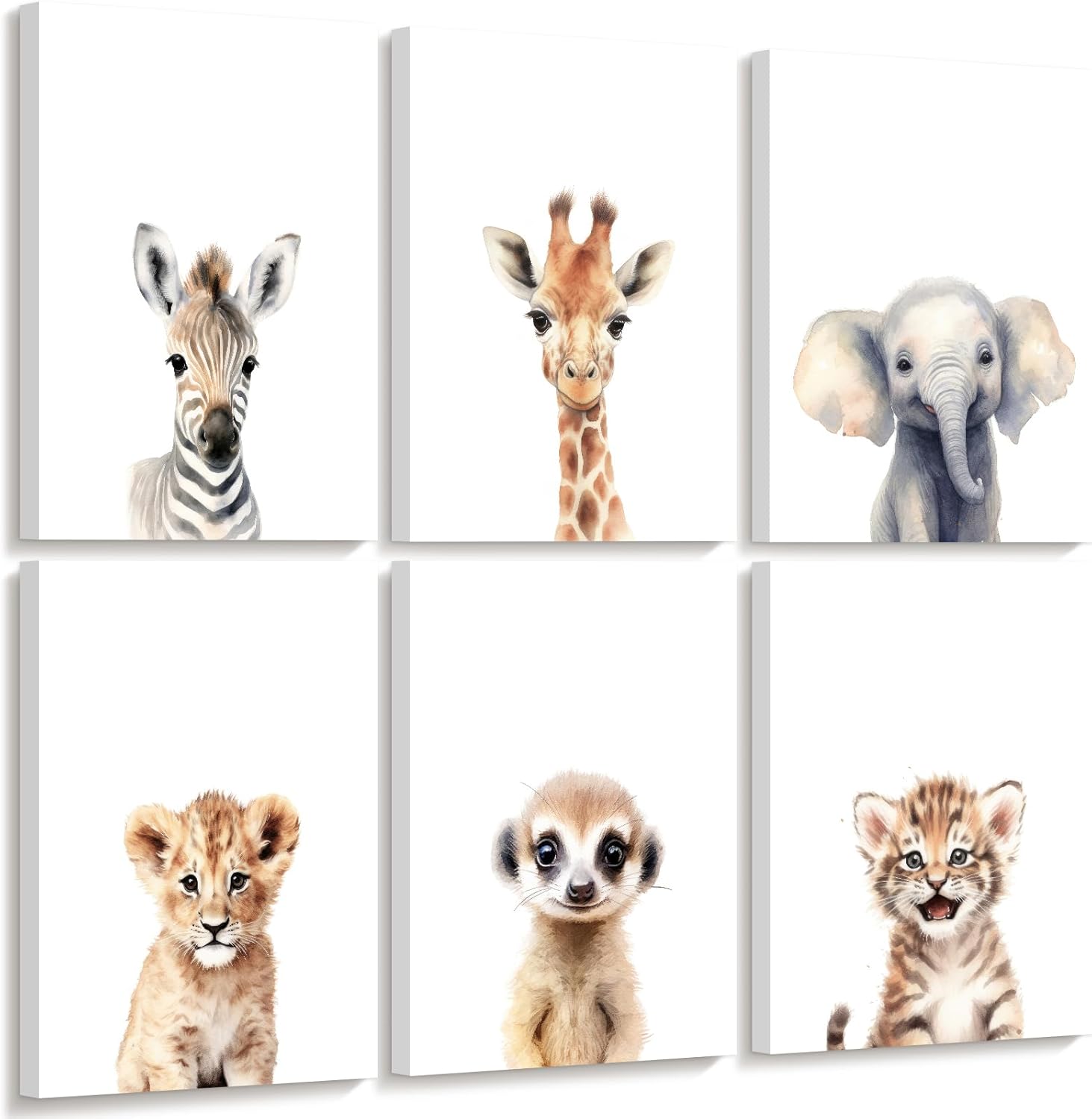 Unframed Wood Wall Decor — 16" — 8x10 Inch Wrapped Canvas