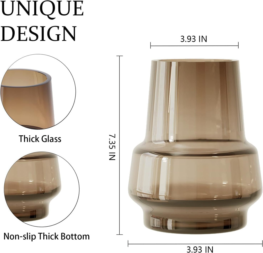 Modern Blue Flower Vase — 3" - View 3