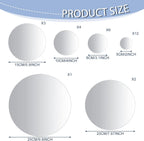 Glass Round Mirror — 10" - View 2