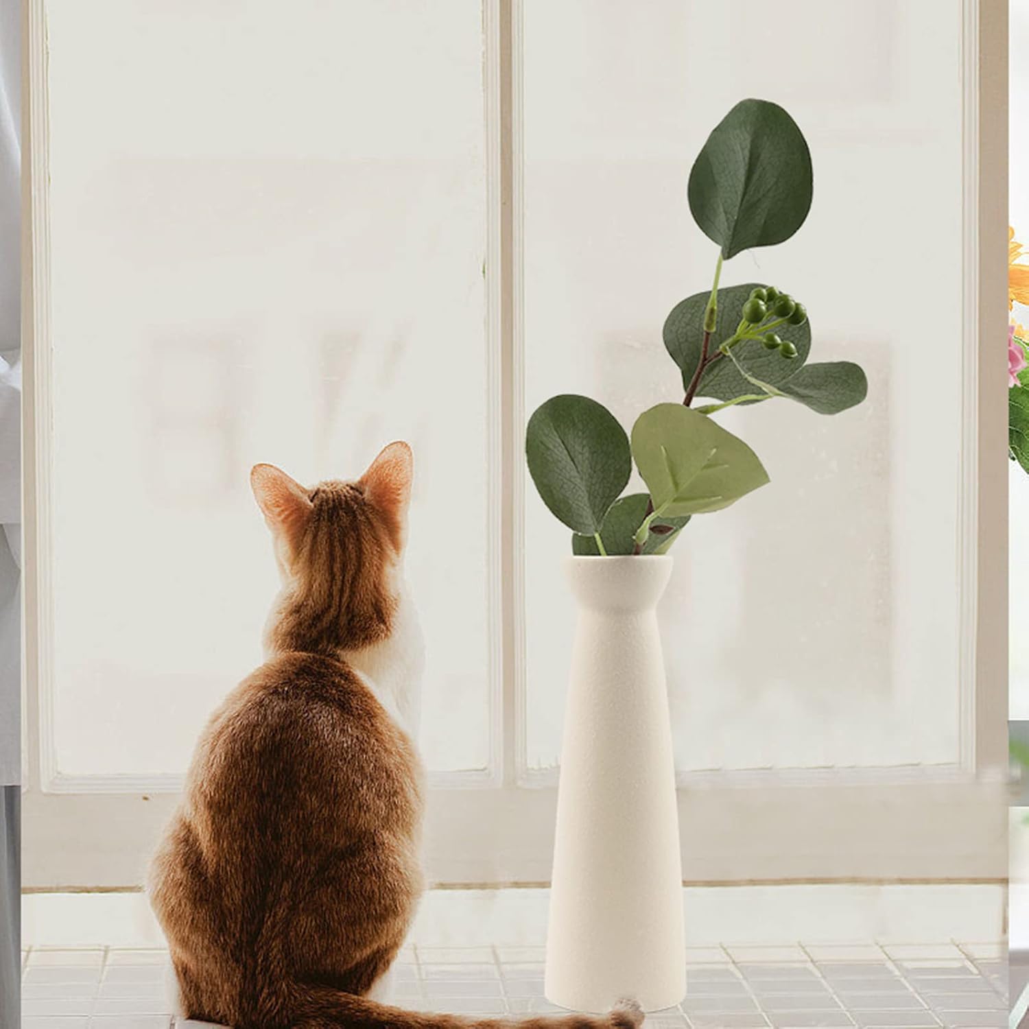 Boho Beige Vase - View 8
