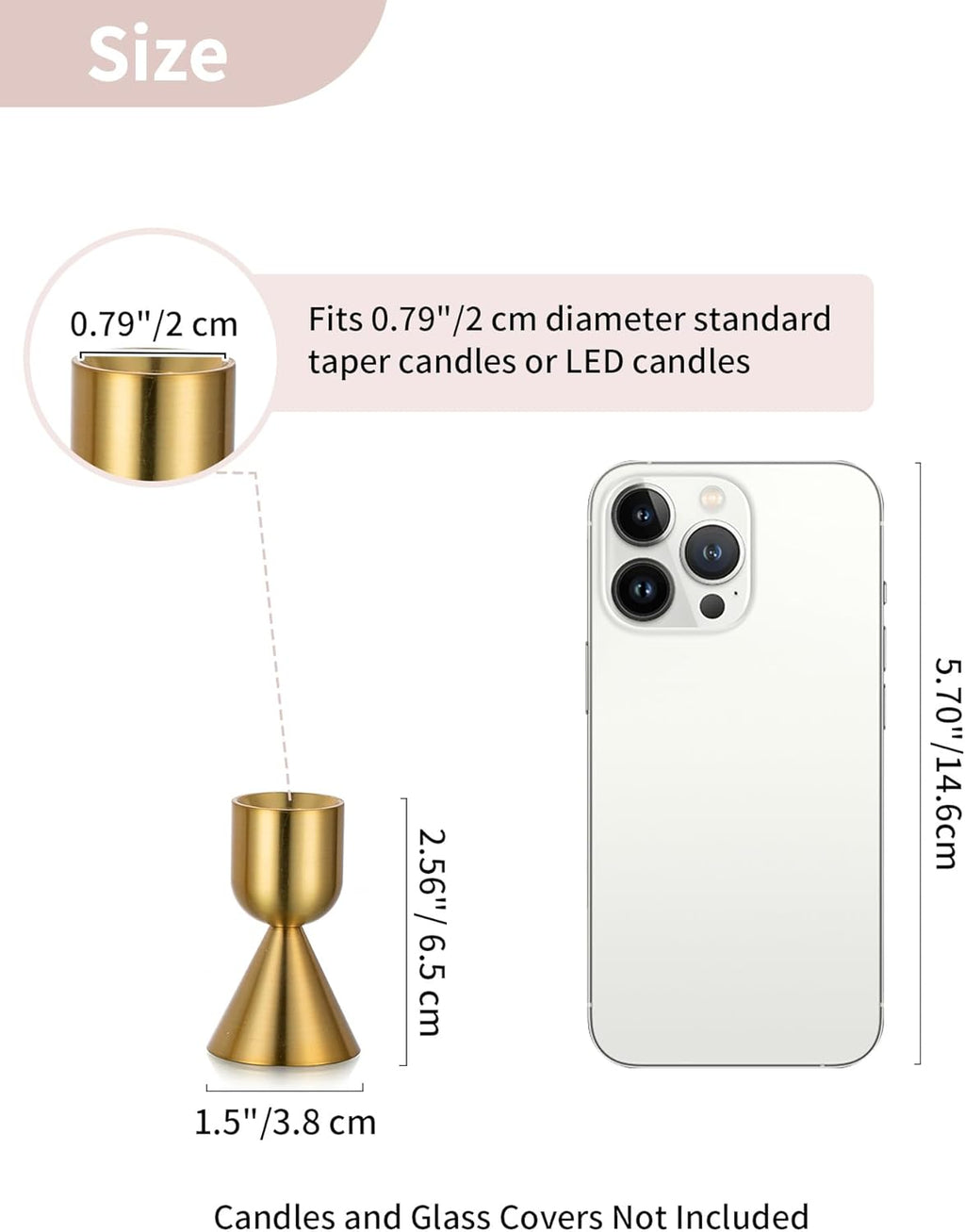 Luxe Metal Candle — Set of 4 - View 5