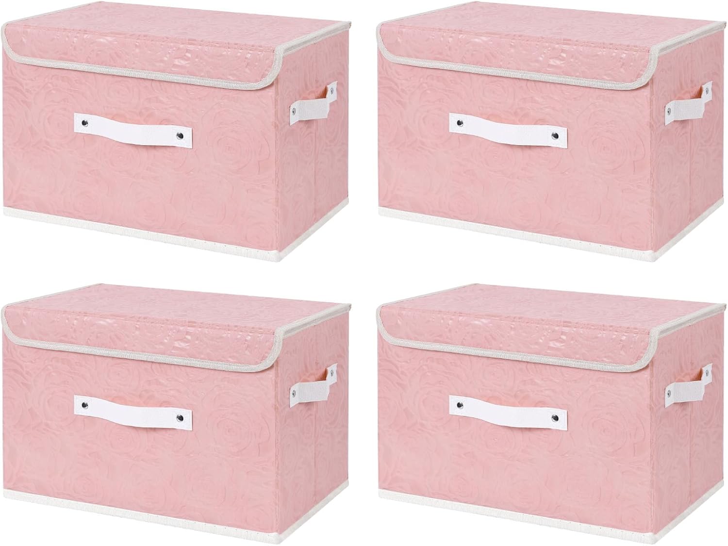 Pink Storage Bin — Set of 1 — Large (Pack of 4)