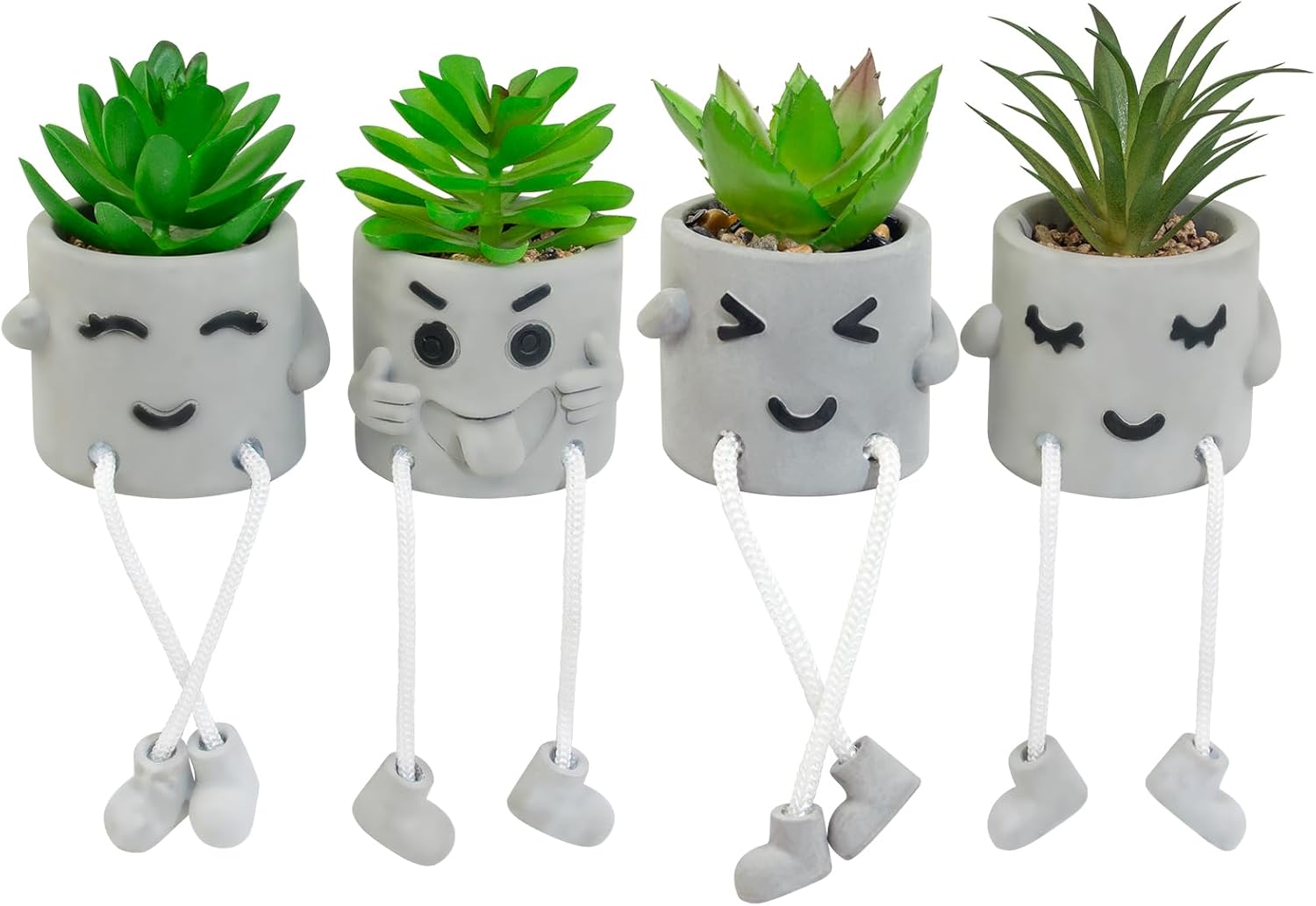 Green Faux Plant — 4small-shy-green