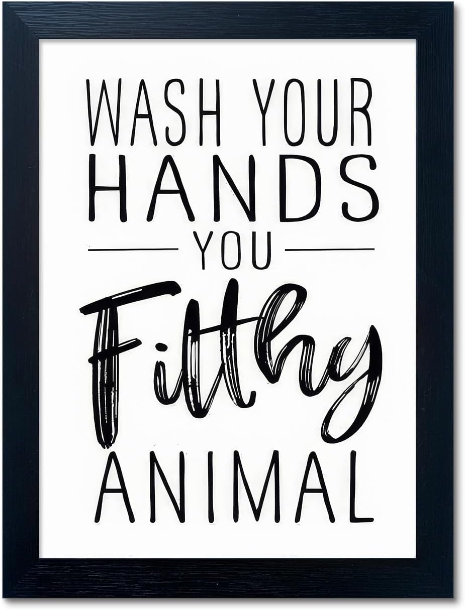 Framed Modern Fabric Wall Decor — 10" — 10"L x 8"W