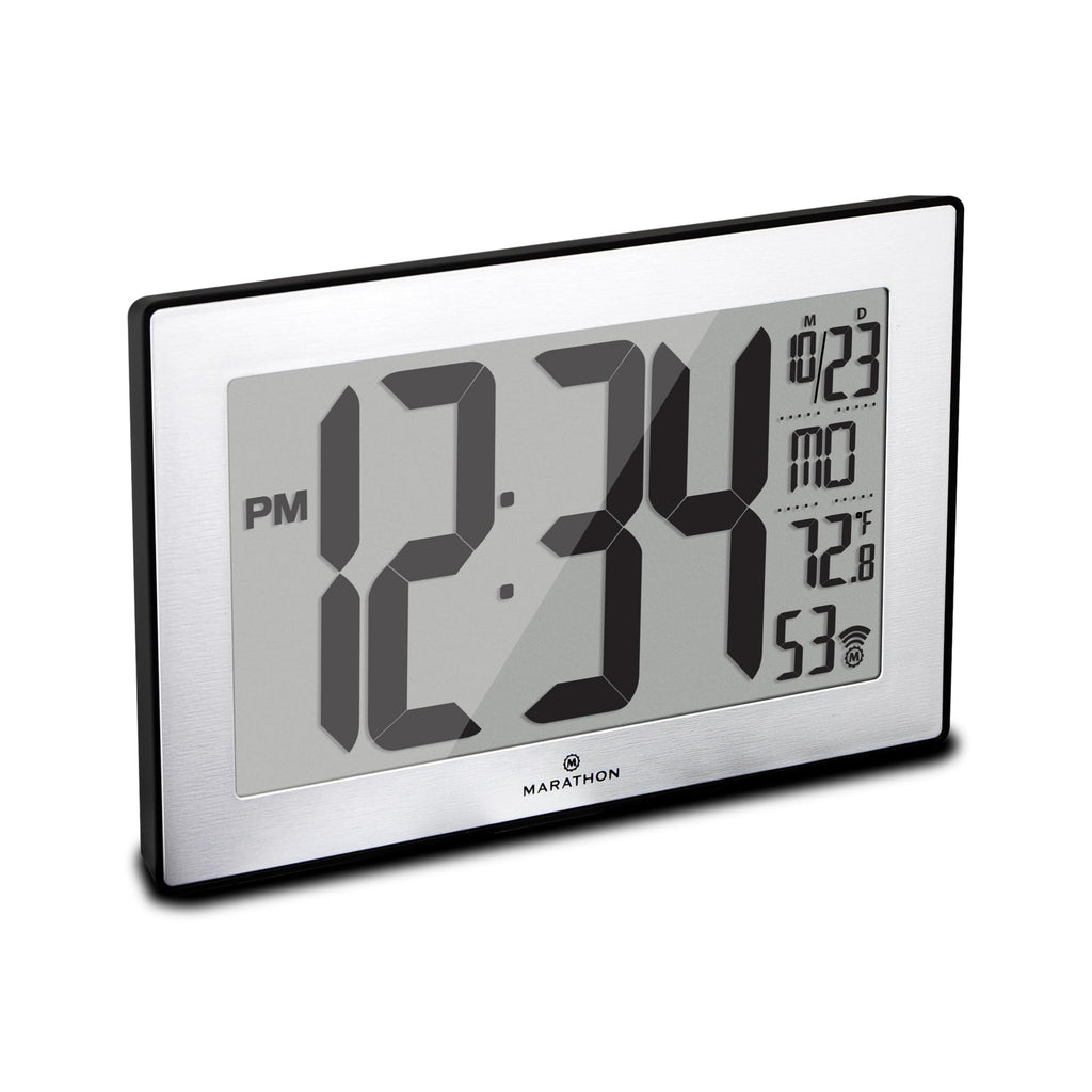 Mid-Century Metal Wall Clock