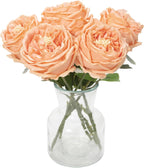 Blue Artificial Flowers — Peach Fuzz