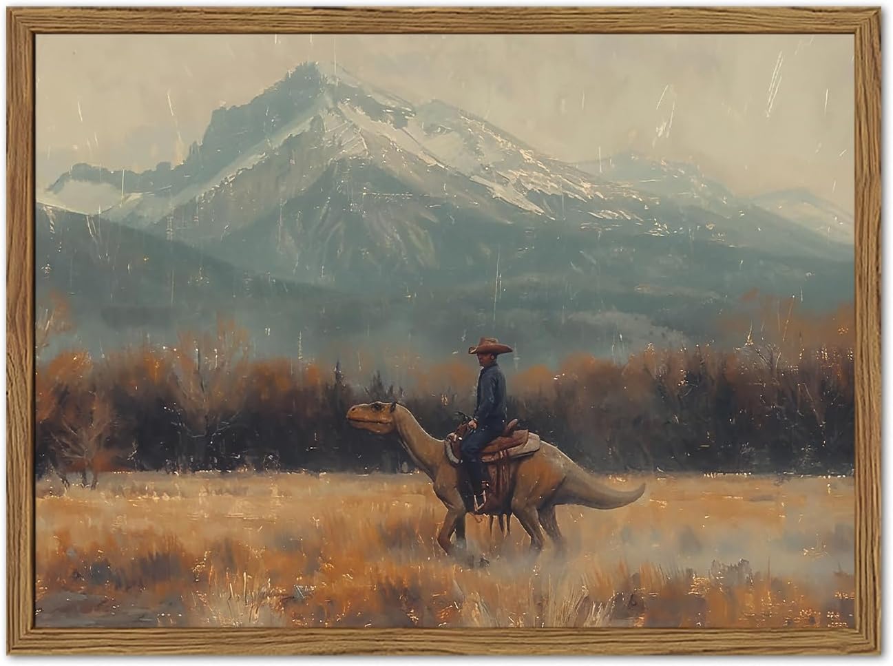 Framed Farmhouse Blue Wall Decor — 16" — 24"L x 16"W
