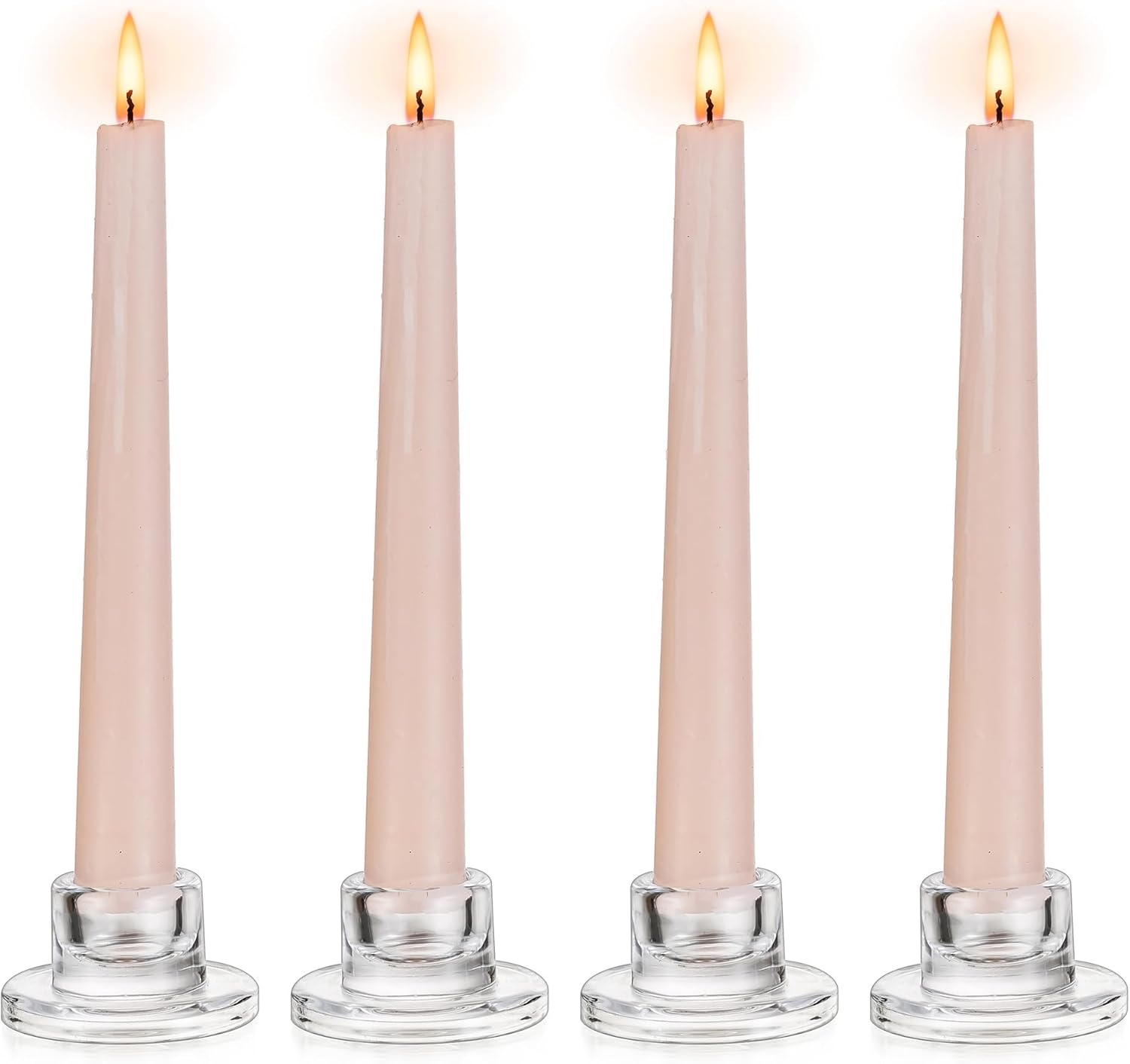 Modern Orange Candle — Clear