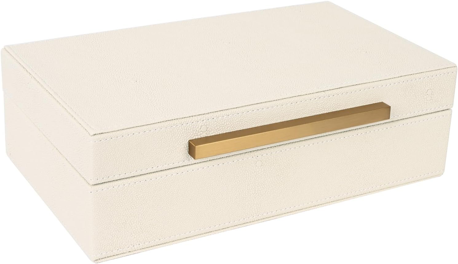Luxe Beige Storage Basket - View 3