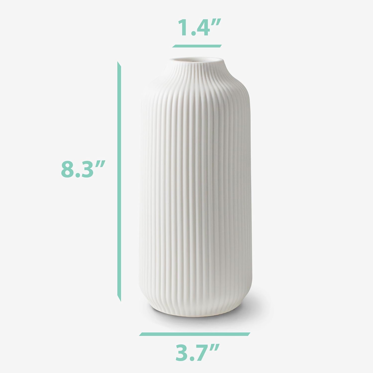 Boho Black Vase — 8" - View 5