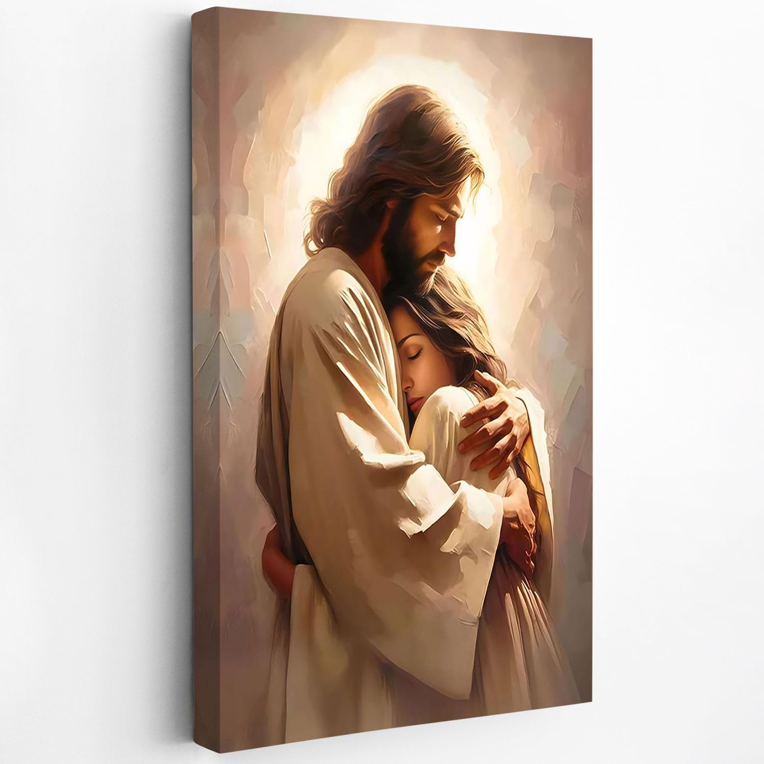 Black Canvas Wall Art — 28" — light yellow 06