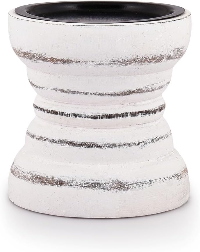 Farmhouse Wood Candle — 4" - View 2