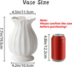 Farmhouse Ceramic Flower Vase — 8" - View 2