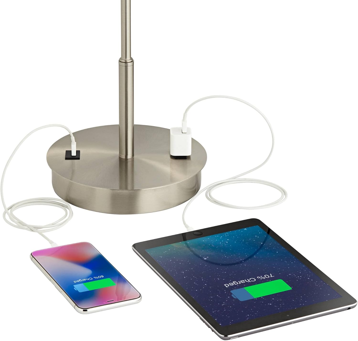 USB Modern Gold Table Lamp — 23.75" - View 8