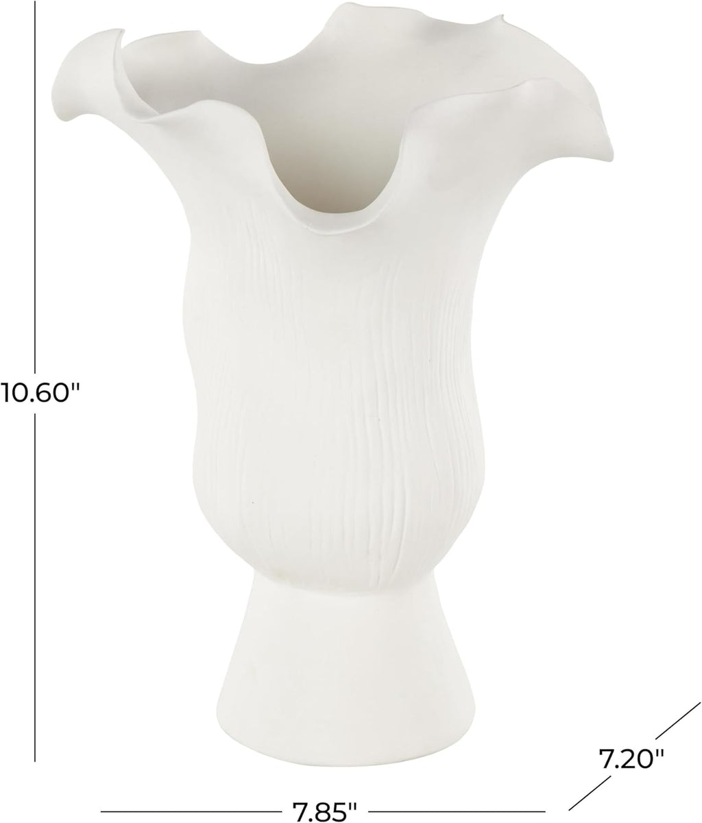 Black Flower Vase — 8" - View 2