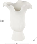 Black Flower Vase — 8" - View 2