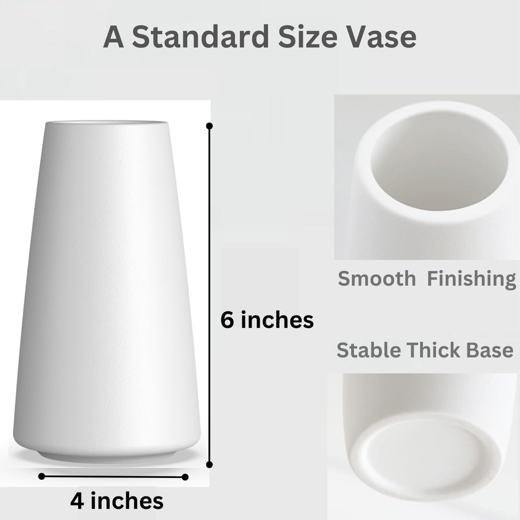 Boho Black Vase — 6" - View 4