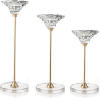 Luxe Glass Pillar Candle — Set of 3 - View 9