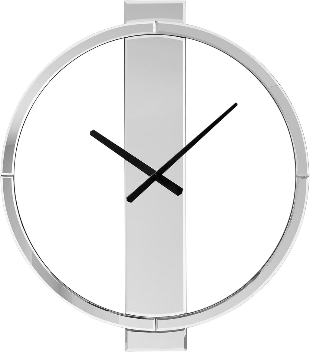 Round Modern Black Mirror — 23" - View 7