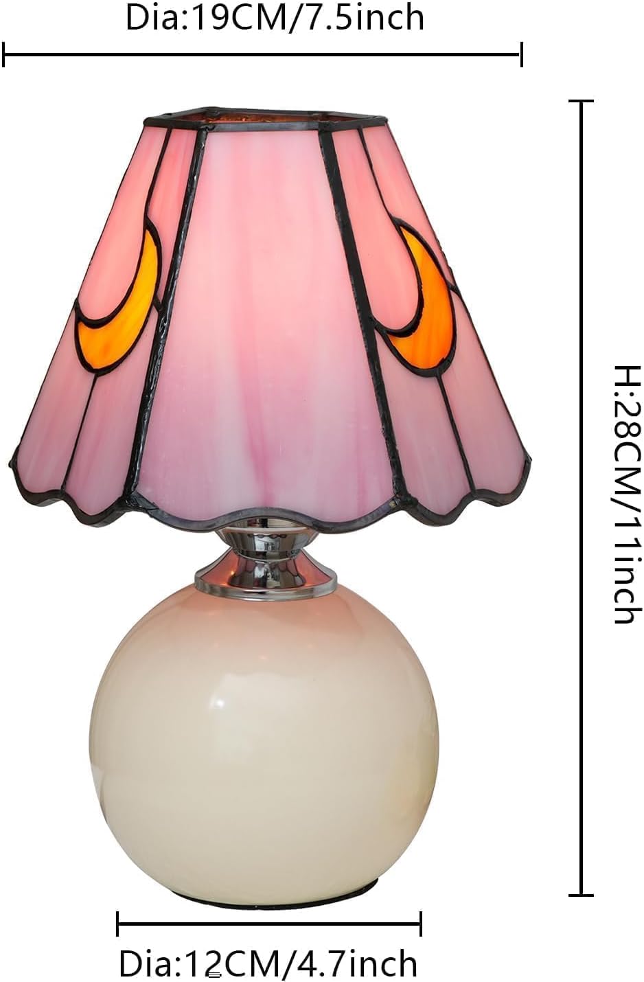 Blue Nightstand Lamp - View 6
