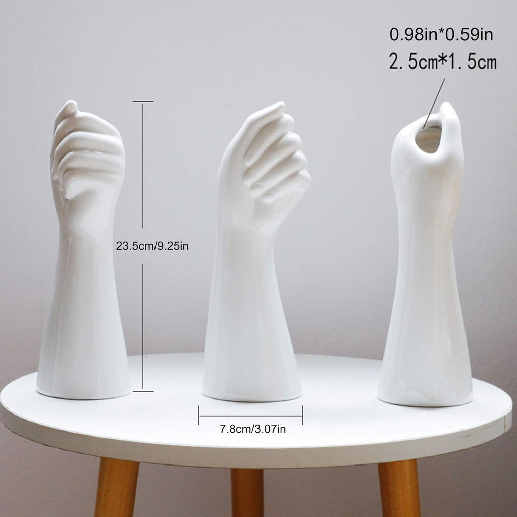 Modern Ceramic Flower Vase — 9" - View 4