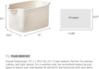 Fabric Storage Bin — 15" - View 2