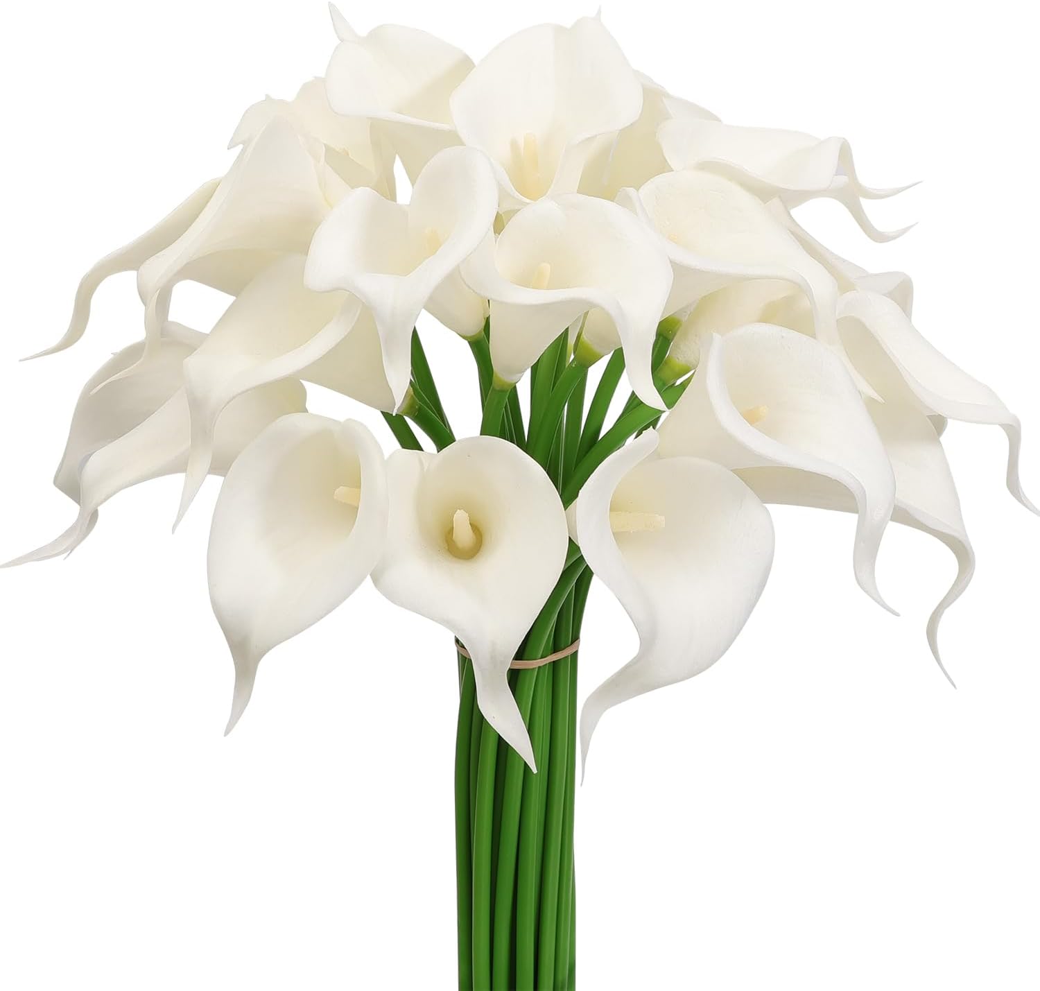 Blue Artificial Plant — White