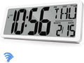 Battery Operated Wall Clock — 15.2" — 14.9" Atomic Clock