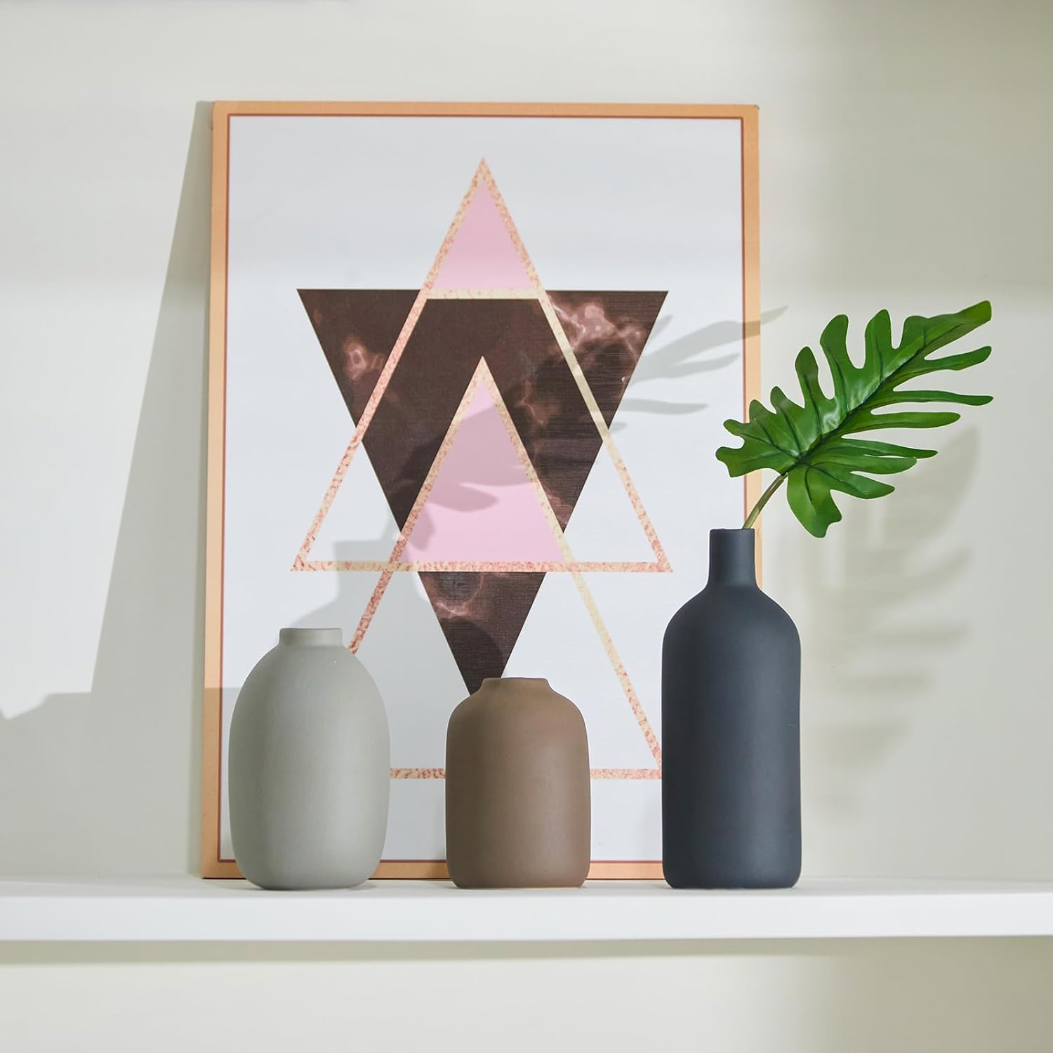 Farmhouse Beige Vase Set — Set of 3 - View 5