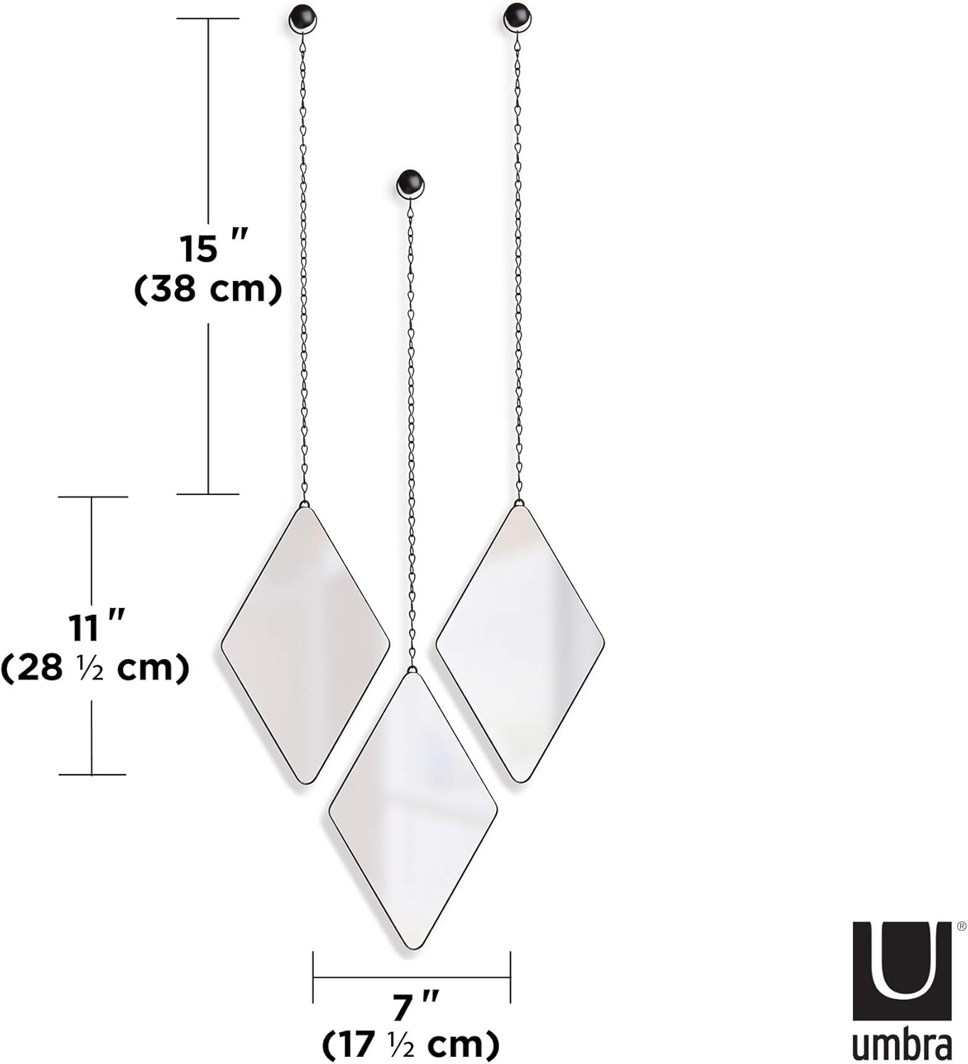 Beige Mirror — Set of 3 - View 2