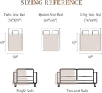 Beige Throw Pillow — 50" - View 3