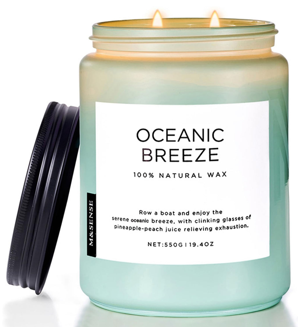 Scented Beige Soy Candle