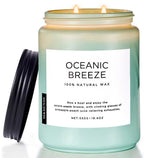 Scented Beige Soy Candle